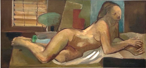 Venus - Nude - Woman Reclining * by Sybil Atteck (1911-1975), Image 1.