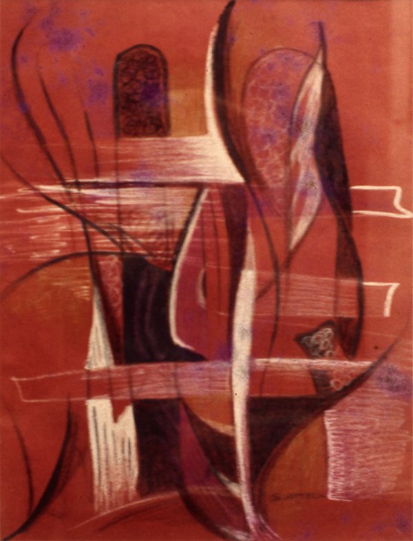 Abstract Sea Fans by Sybil Atteck (1911-1975)
