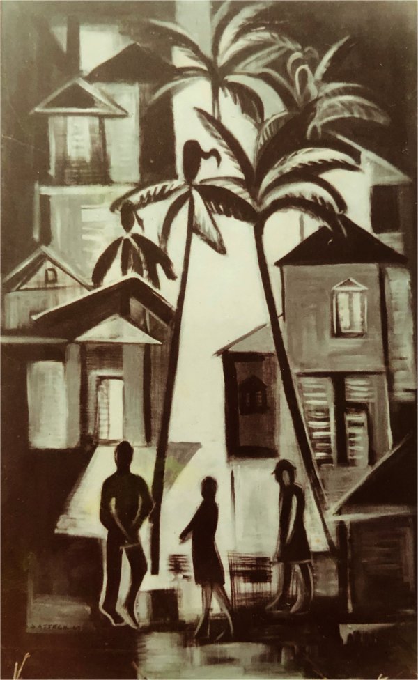 Black and White * by Sybil Atteck (1911-1975)
