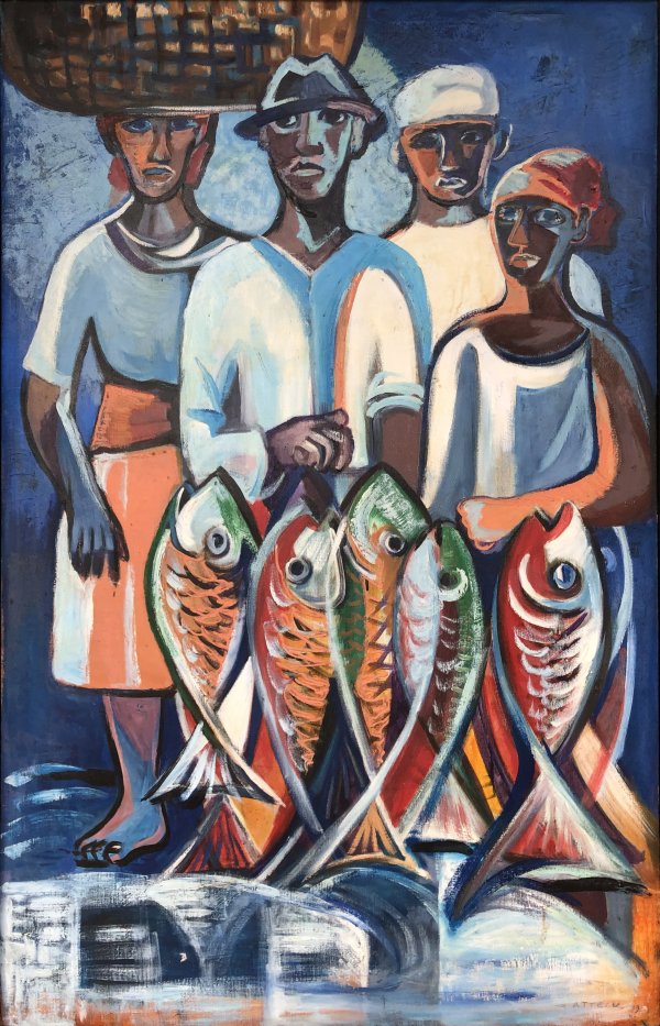 Fishermen - Pescadores * by Sybil Atteck (1911-1975), Image 1.