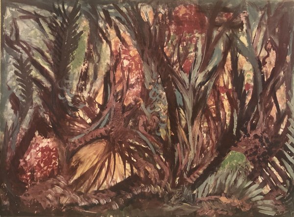 Forest with Palms * by Sybil Atteck (1911-1975)