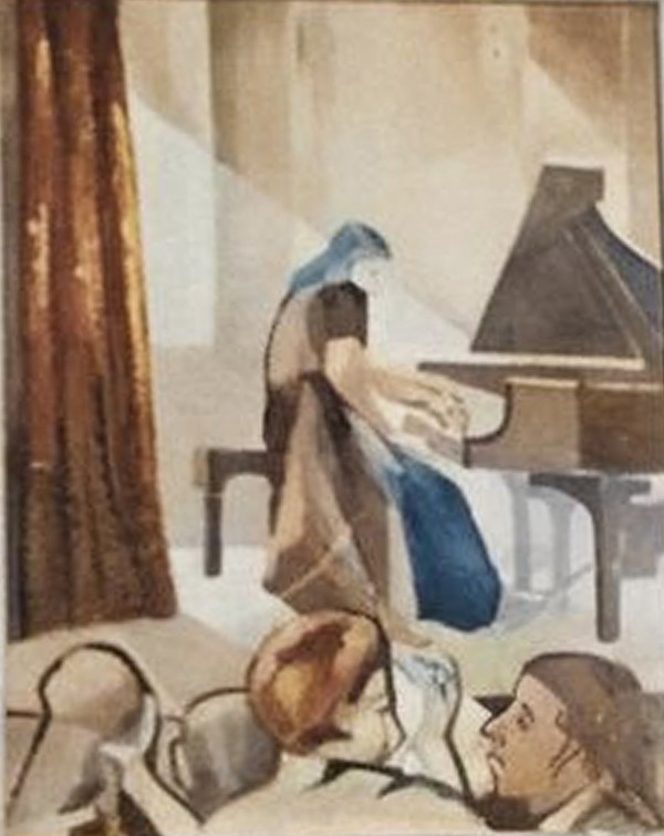 The Concert * by Sybil Atteck (1911-1975), Image 1.