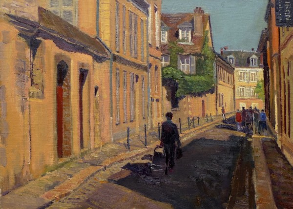 Going to Market, Chartres, France by Matthew Lee