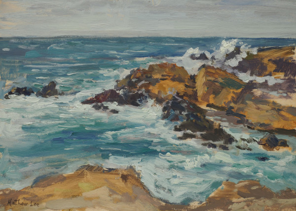 Seaspray off the Coast of Corsica by Matthew Lee