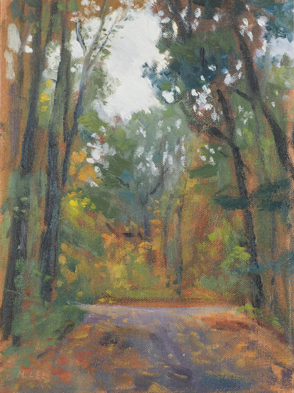 Peaceful Walk at Overton in Fall by Matthew Lee