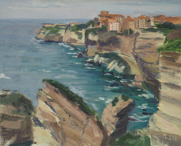 The Cliffside Village of Bonifacio, Corsica by Matthew Lee
