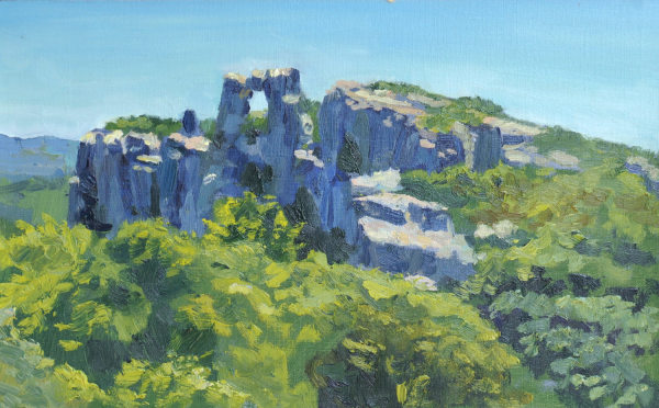 Cliffs above Aubagne, France