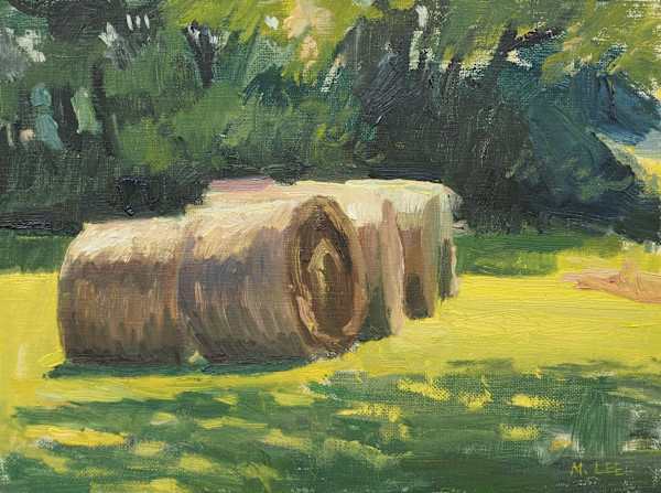 Summer Light on Haybales, Batesville, AR by Matthew Lee, Image 2.