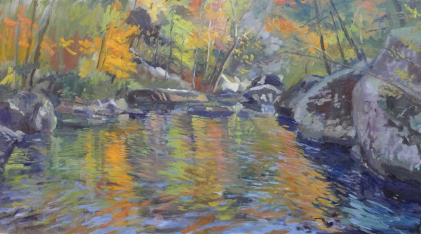 Fall Reflections on Richland Creek, AR