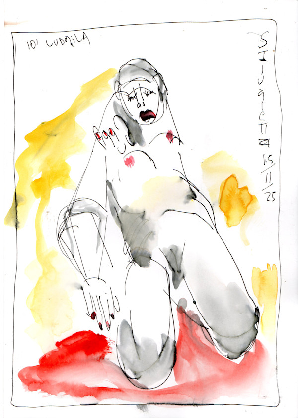 Ludmila 10' Croquis a4 by Stivaletta, Mabel Rosario