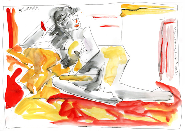 Tina 30' Croquis A3 by Stivaletta, Mabel Rosario