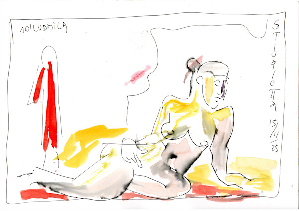 Ludmila 10' Croquis A4 by Stivaletta, Mabel Rosario
