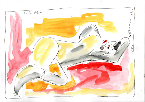 Ludmila 10' Croquis_A4 by Stivaletta, Mabel Rosario