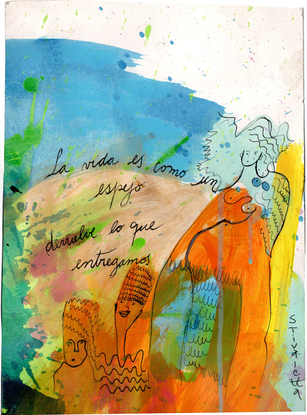 La vida es como un espejo by Stivaletta, Mabel Rosario
