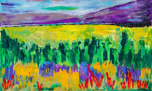 Vista a Sierra de la Ventana by Stivaletta, Mabel Rosario