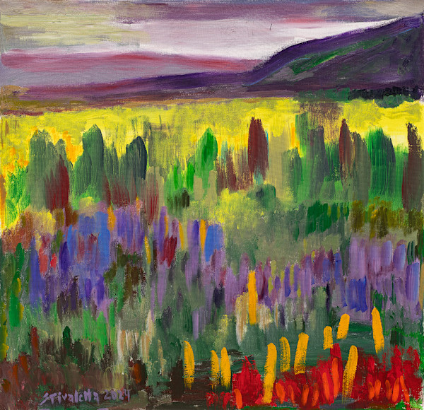 Paisaje de Lavandas by Stivaletta, Mabel Rosario