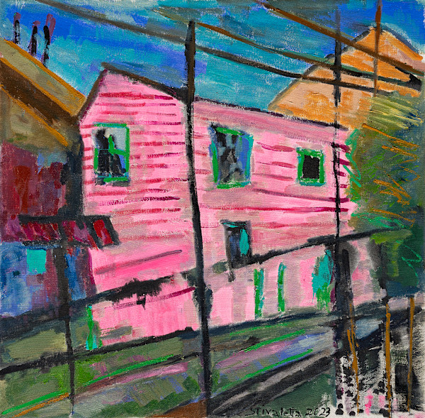 Casita Rosa de la Calle Garibaldi by Stivaletta, Mabel Rosario
