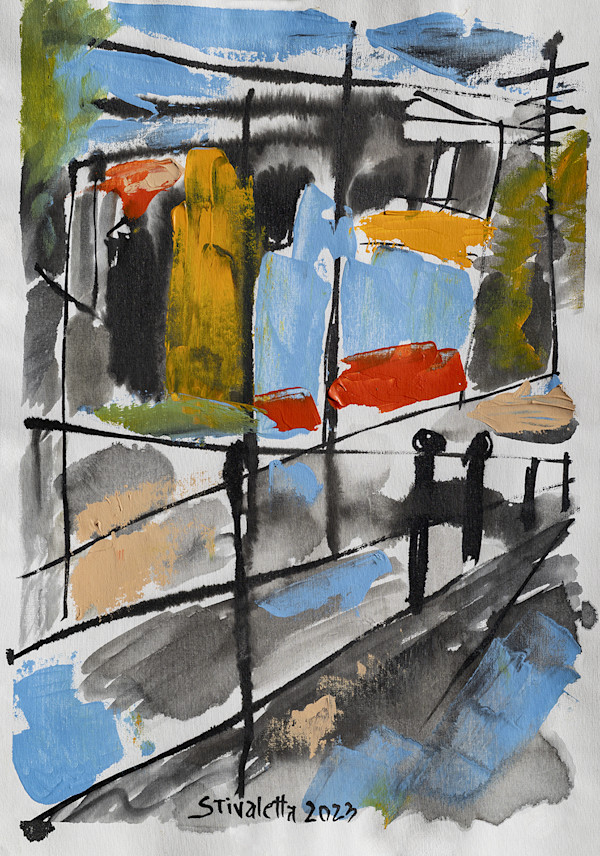 Casitas de al lado de la vía by Stivaletta, Mabel Rosario