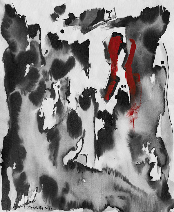 Expresión con Rojo by Stivaletta, Mabel Rosario