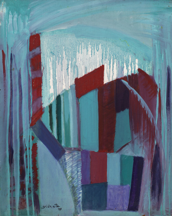 Ciudad lluviosa by Stivaletta, Mabel Rosario