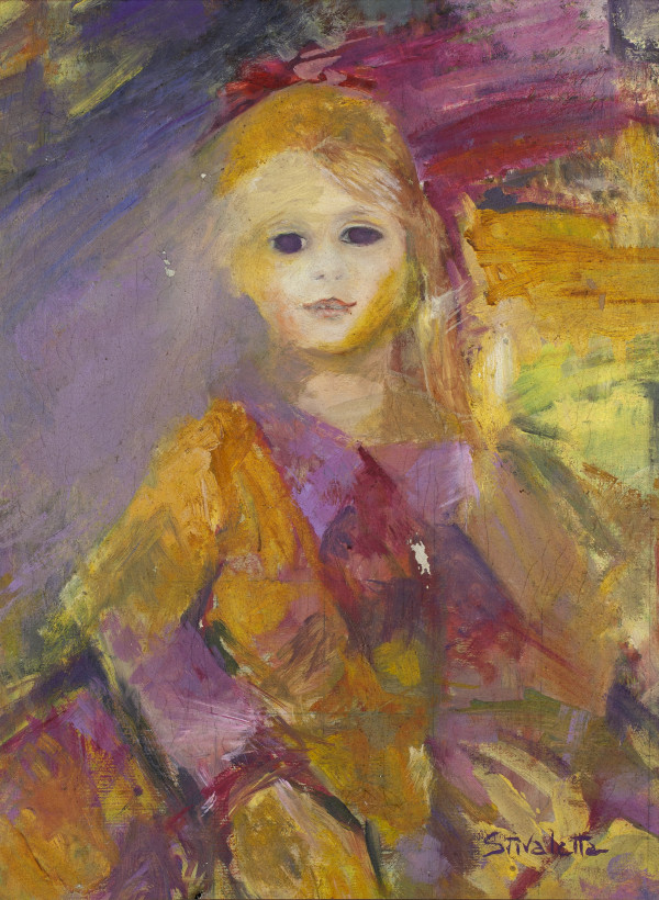 La niña de los ojos violeta