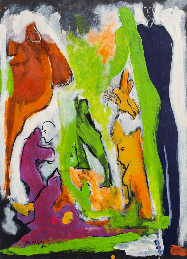 Figuras en verdes