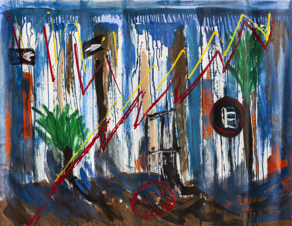 storm on the street by Stivaletta, Mabel Rosario