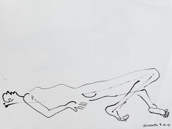 Croquis 09-10-14 by Stivaletta, Mabel Rosario