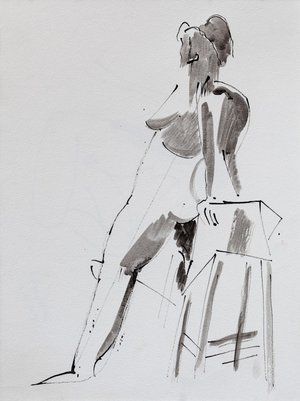 Modelo Sentada by Stivaletta, Mabel Rosario