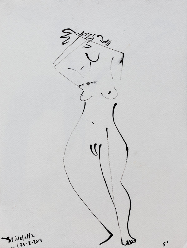 Curvas en la modelo_ by Stivaletta, Mabel Rosario