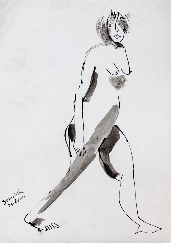 Modelo de pie de costado_ by Stivaletta, Mabel Rosario