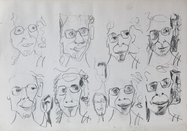 Croquis para retrato_ by Stivaletta, Mabel Rosario