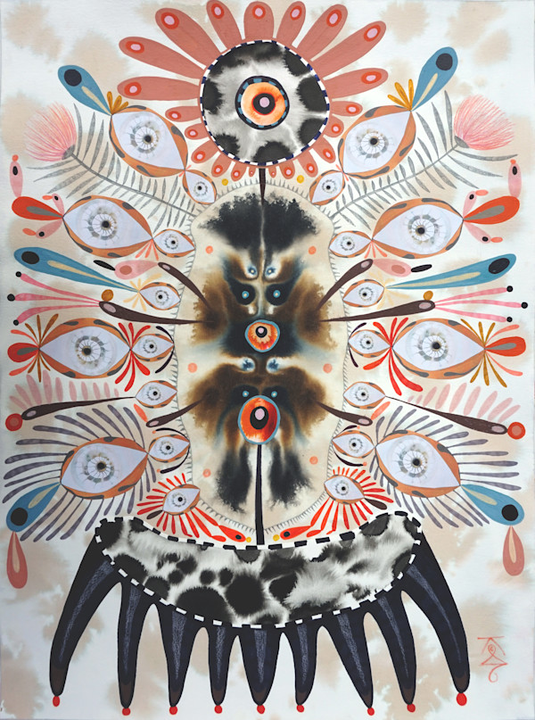 Feather Flower Rhizome by Krisanne Souter