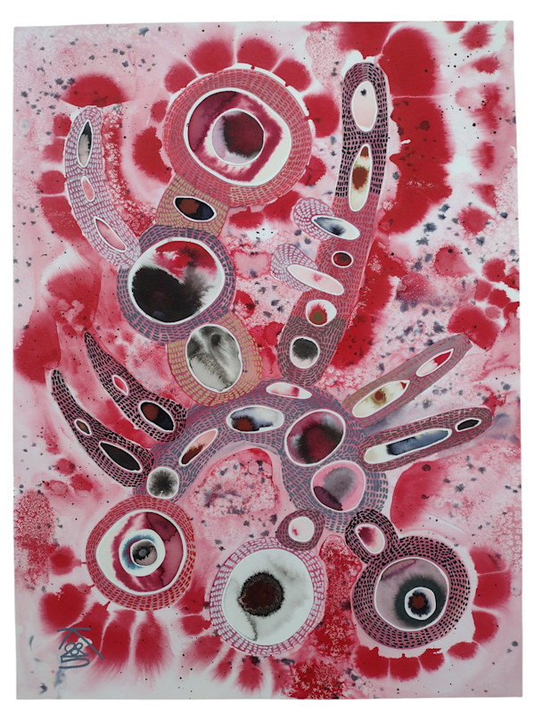 Anima Mundi - Rose Breasted Grosbeak by Krisanne Souter