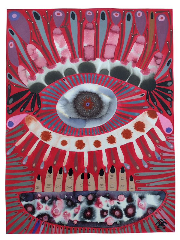 Crimson Courage Offering by Krisanne Souter