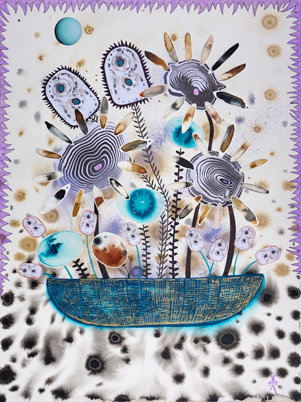 Neptune Flower Arrangement by Krisanne Souter