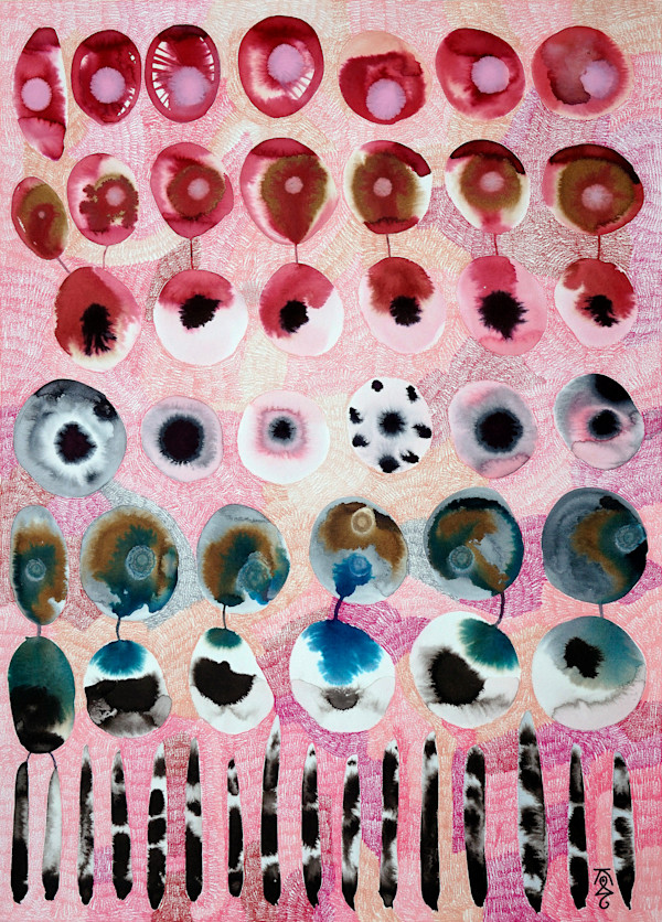 Stick and Stone - All the Pinks by Krisanne Souter