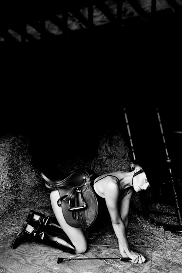 ACTA SANCTORUM // DEEDS OF THE SAINTS  / Girl with a saddle on by Maria Lankina