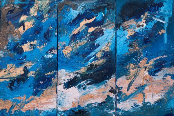 "When anything is possible triptych" / 48x72’ by Maria Lankina