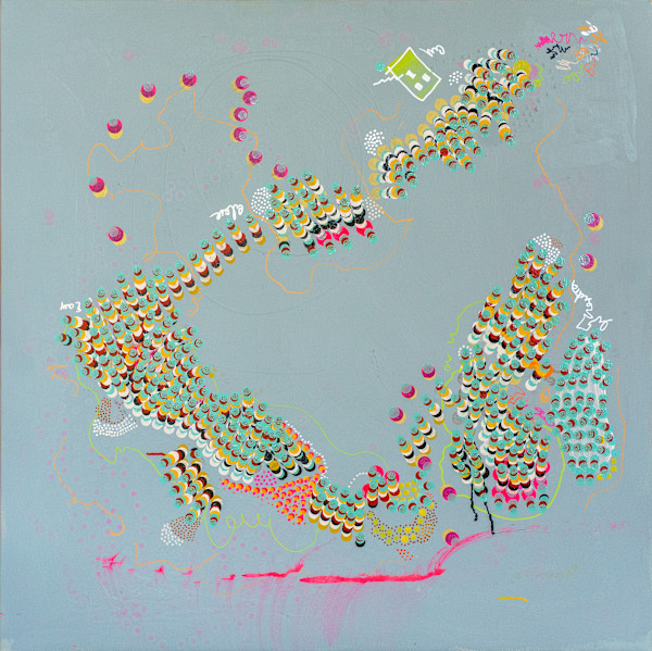 Drift Array (Custom Blue Field) by Maria Lankina