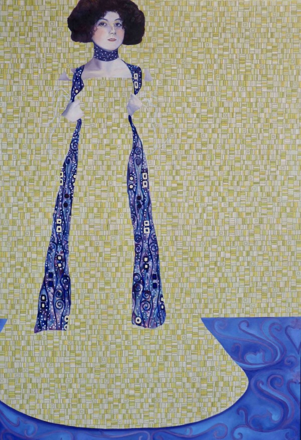 Emilie, after Klimt (Print) by Kristina Kanders