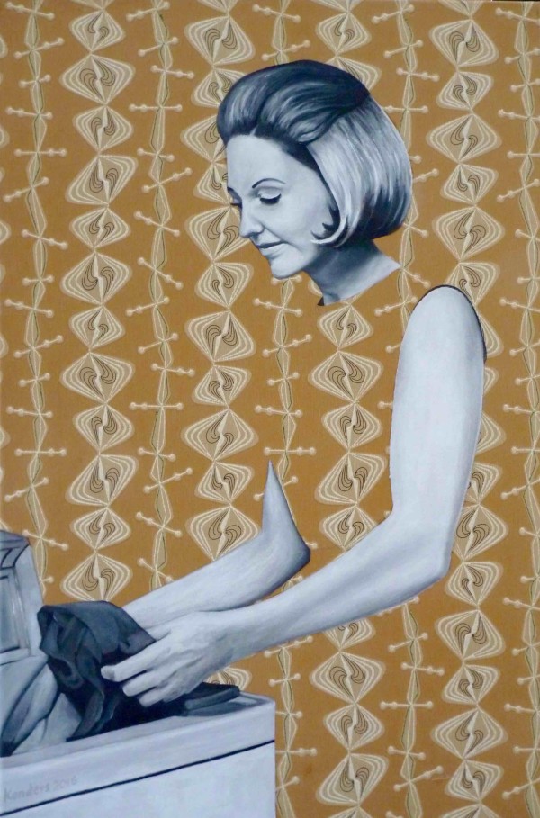 Doris with Dryer (Print) by Kristina Kanders