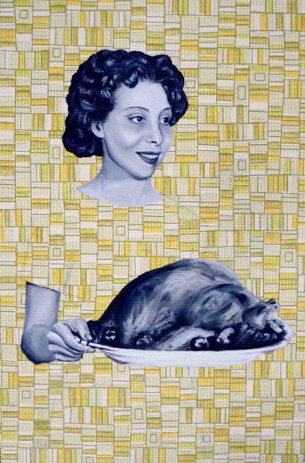 Agnes with Turkey (Print) by Kristina Kanders