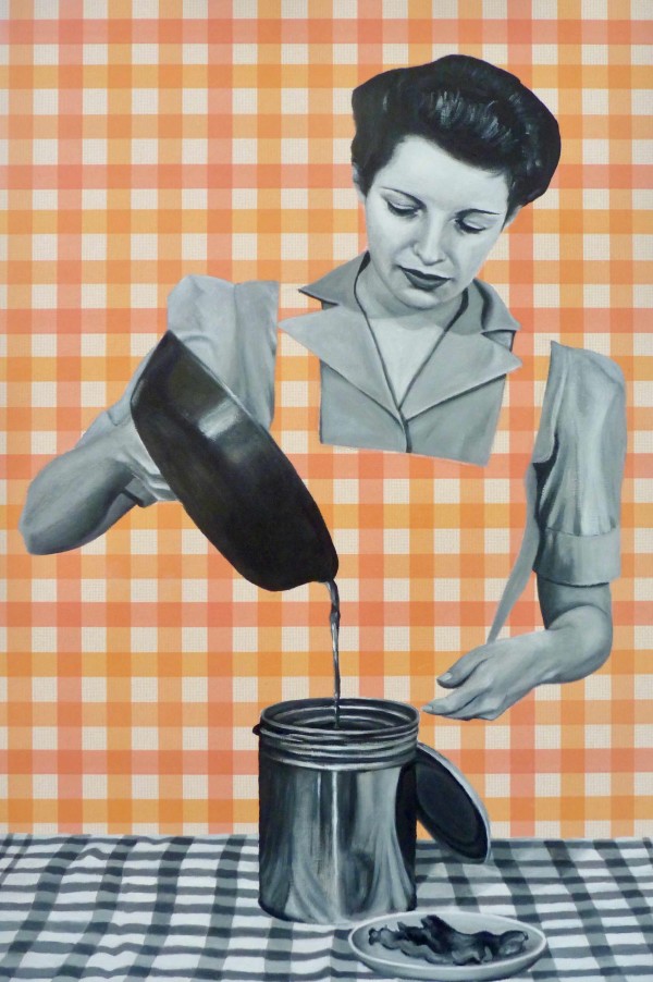 Ruth Pouring Oil (Print) by Kristina Kanders