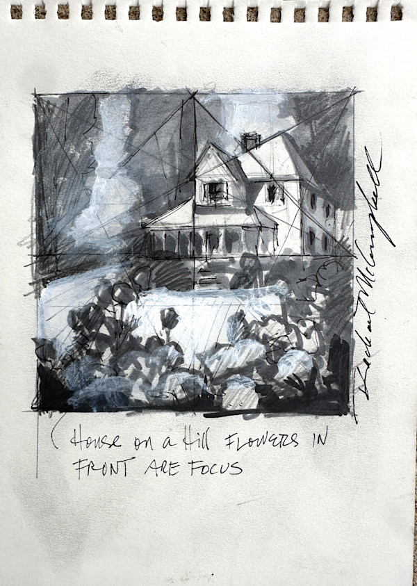 Memories Of Home (thumbnail drawing) by Rachael McCampbell