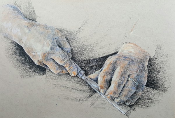 Doug's Hands by Heather Stivison
