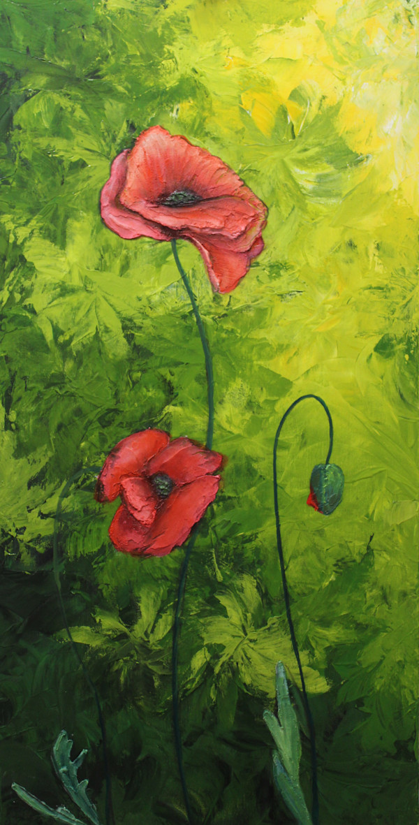 Red Poppies by Sue de Vanny