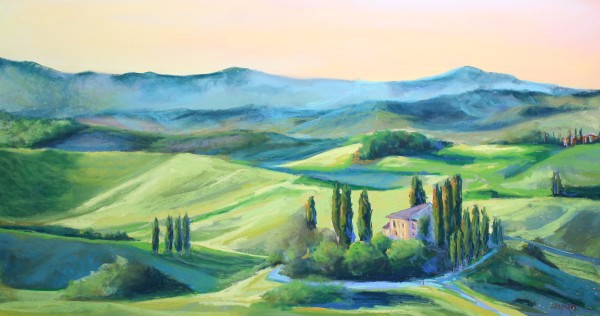 Italian Landscape by Renee Leopardi