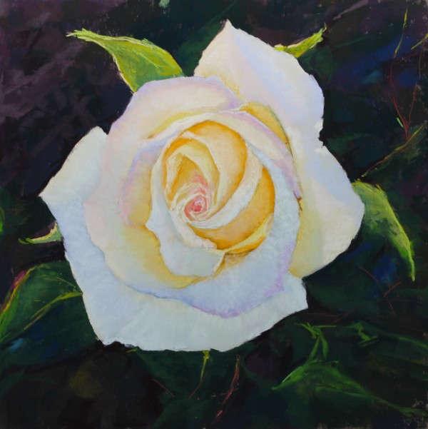 Butter Cream Rose by Renee Leopardi