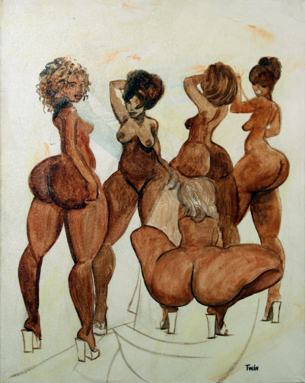 PONCHO'S NUDES by Twin Jerry & Terry Lynn, Image 1.